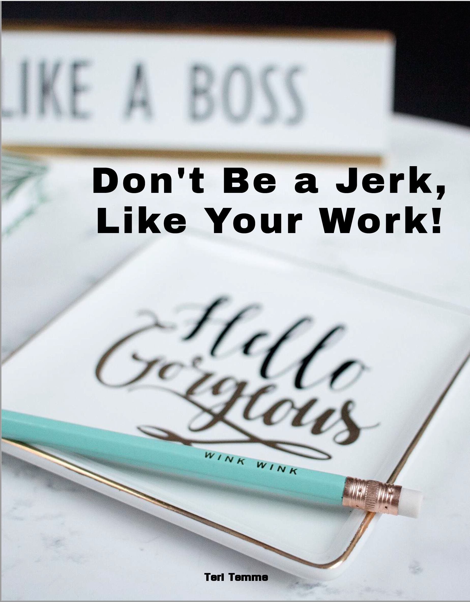 Don't Be a Jerk, Like Your Work! Book Cover